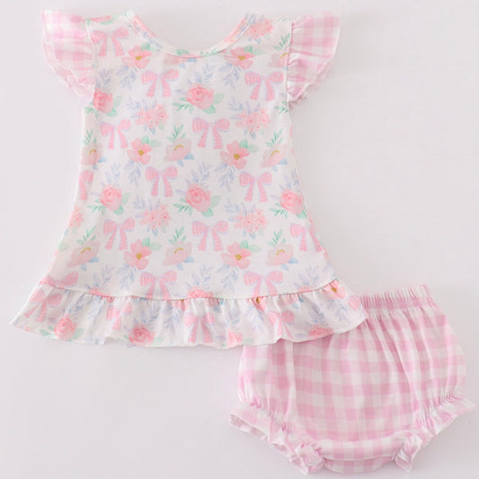 Plaid & Petals Set