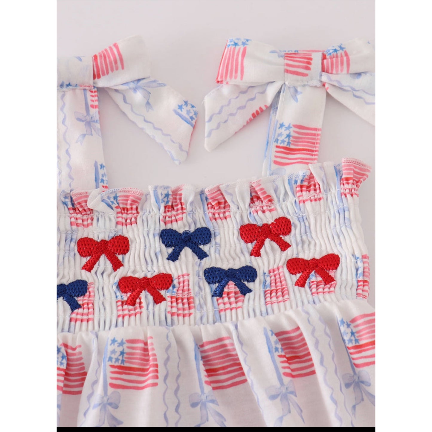 Red, White & Cool Romper