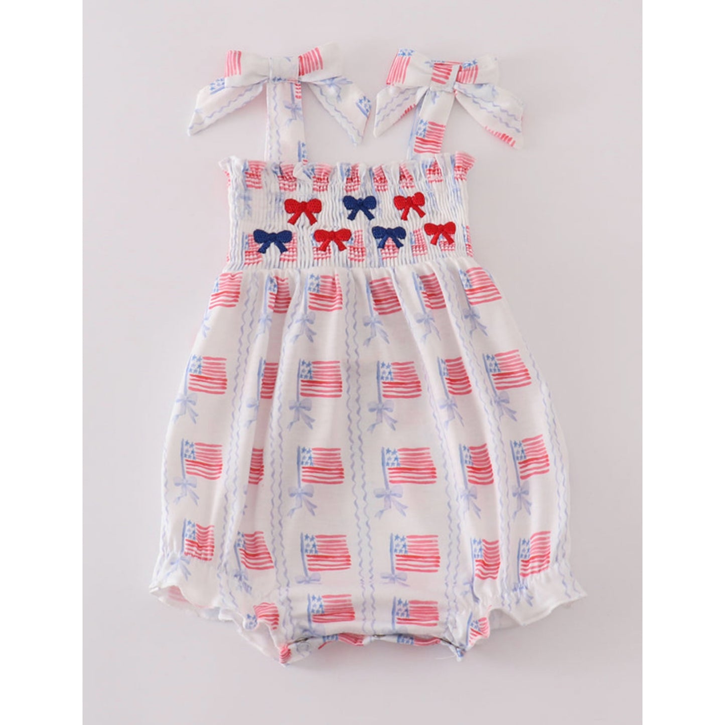 Red, White & Cool Romper
