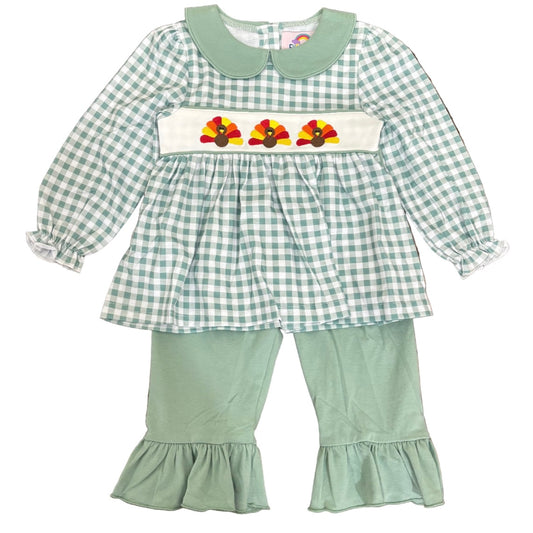 Tiny Turkey Pant Set