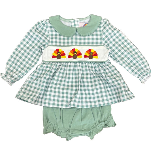 Tiny Turkey Diaper Set